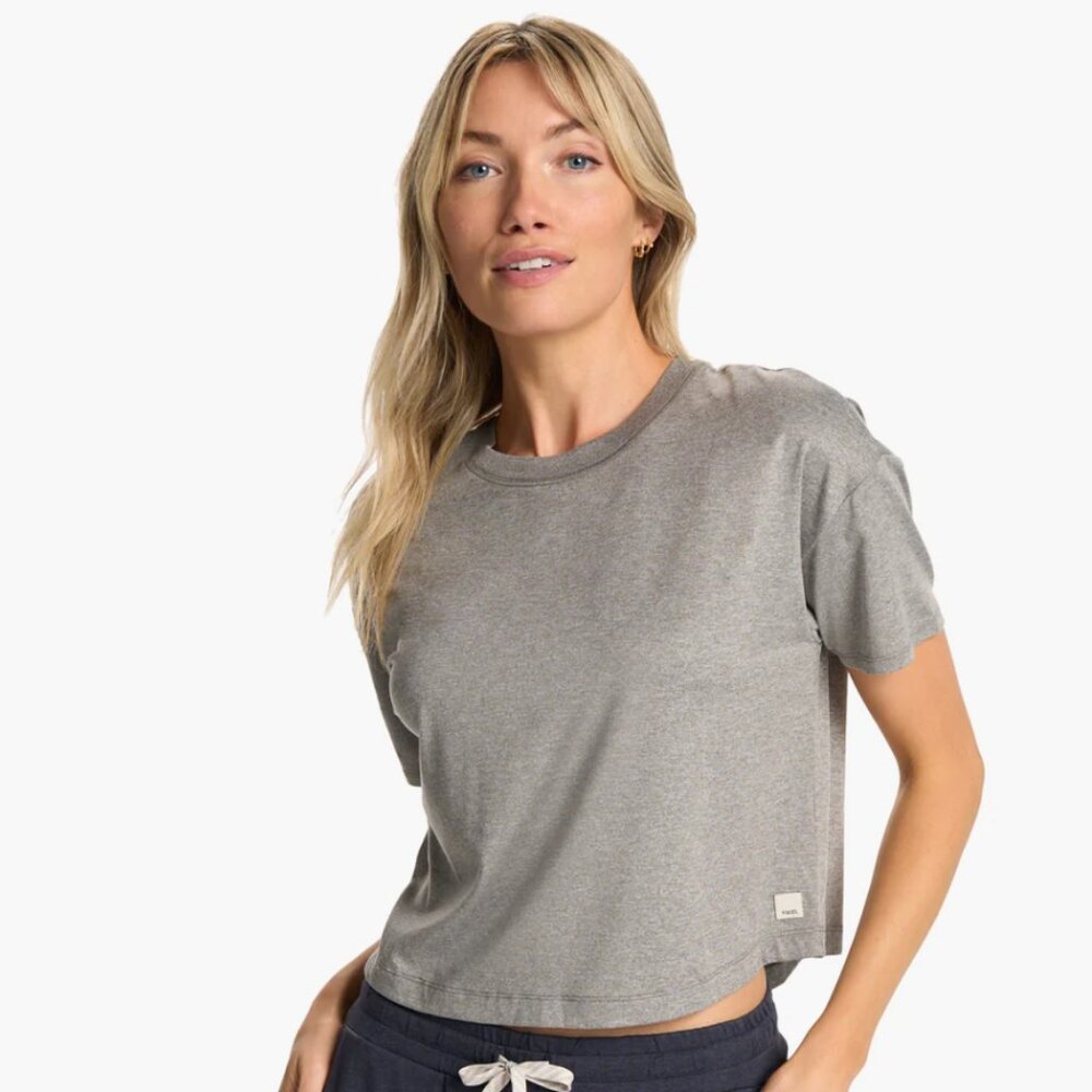 Vuori | Energy Tee | Heather Grey | Small